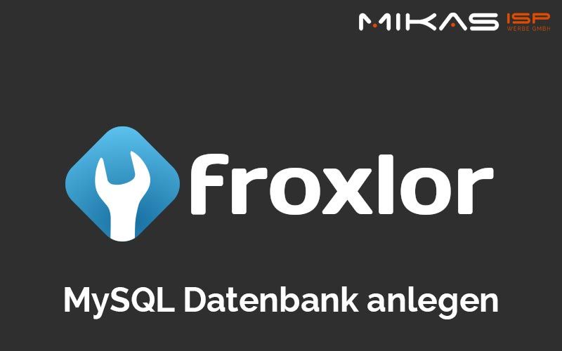 MySQL Datenbank in Froxlor anlegen